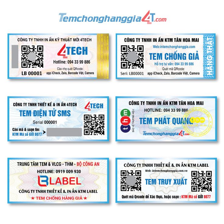 Tem chống hàng giả cần có tính pháp lý